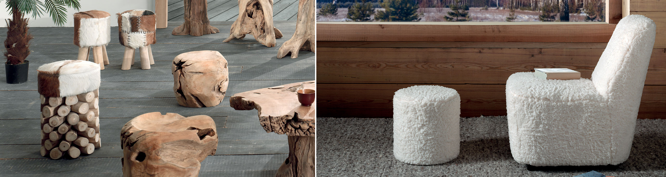 Collection POUFS